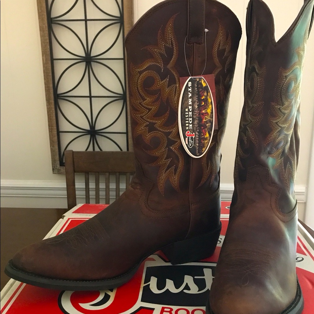Brand new-Justin size 12D-men’s boots